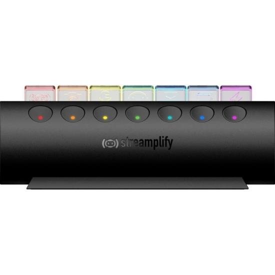 Hub USB 7 Portas 3.0 Streamplify Ctrl 7 Preto RGB