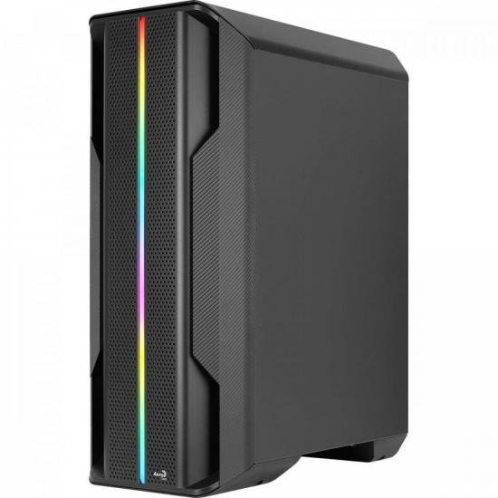 Gabinete Gamer Aerocool ATX Splinter Lateral Vidro