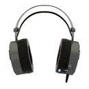 Headset Gamer Fortrek H1+ 7.1 USB RGB Cinza