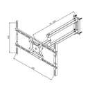 Suporte Articulado Para Tv 23-70" Brasforma SBRP2440