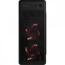 Gabinete Gamer Aerocool Mid Tower SI-5100 Preto Lateral Acrílico