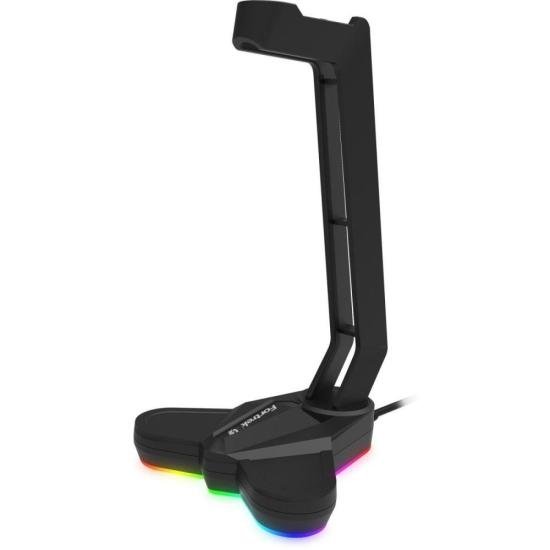 Suporte Para Headset Fortrek Vickers RGB Preto