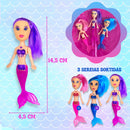 Boneca Sereia Brinquedo Menina Cauda Articulada Plástico