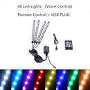 Luzes de néon LED para interior do carro