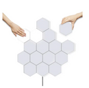 Lâmpada Luminária Quântica 20 Led Hexagonal Touch Modular