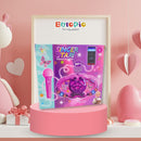 Brinquedo Caixa De Som Com Microfone Karaokê Infantil C/luz