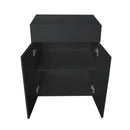 Balcão Multiuso Preto Em Mdf