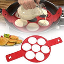 Panquequeira Forma Silicone Antiaderente Panquecas Ovos