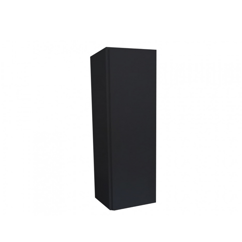 Armario Nicho Toalheiro 60cm Preto Em Mdf