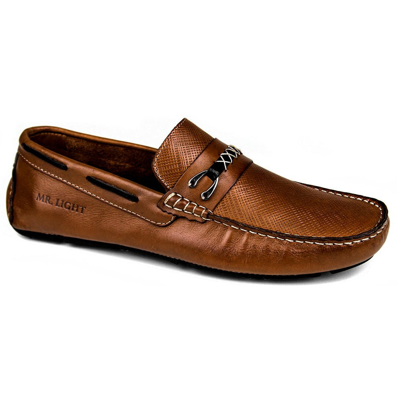 Mocassim Masculino Couro Látego Castor 300