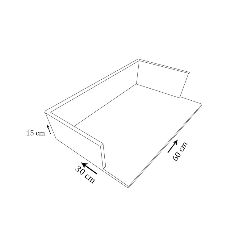 Suporte Para Impressora Bebedouro Microondas Simples Branco Em Mdf