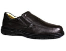 Sapato Casual Conforto Couro Floater Marrom 3040