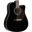Violao Folk Eletrico Aco Md18 Bk Preto Memphis By Tagima