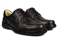 Sapato Casual Conforto Couro Floater Marrom 3050