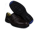 Sapato Casual Conforto Couro Floater Marrom 3050