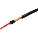 Cabo Microfone St Capa Ext 6mm 2x0,20 24awg Preto Blind Trancada + Aluminio  100m Tiaflex
