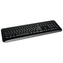 TECLADO SEM FIO 850 USB PRETO PZ300005