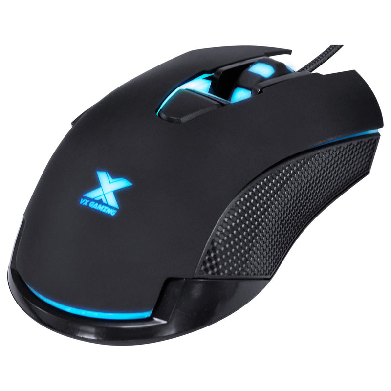 Mouse Gamer Sark 2400 Dpi Com Led E Cabo Usb 1,8 Metros Trançado