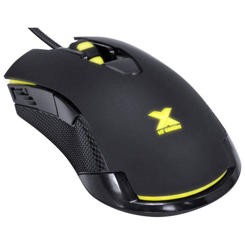 Mouse Gamer Sark 2400 Dpi Com Led E Cabo Usb 1,8 Metros Trançado