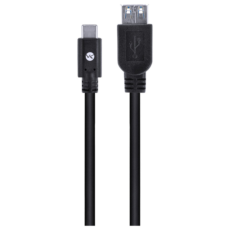 Cabo Usb Tipo C Para Extensor Usb A Fêmea V3.2 Gen1 5gbps 2 Metros - C32uaf-2