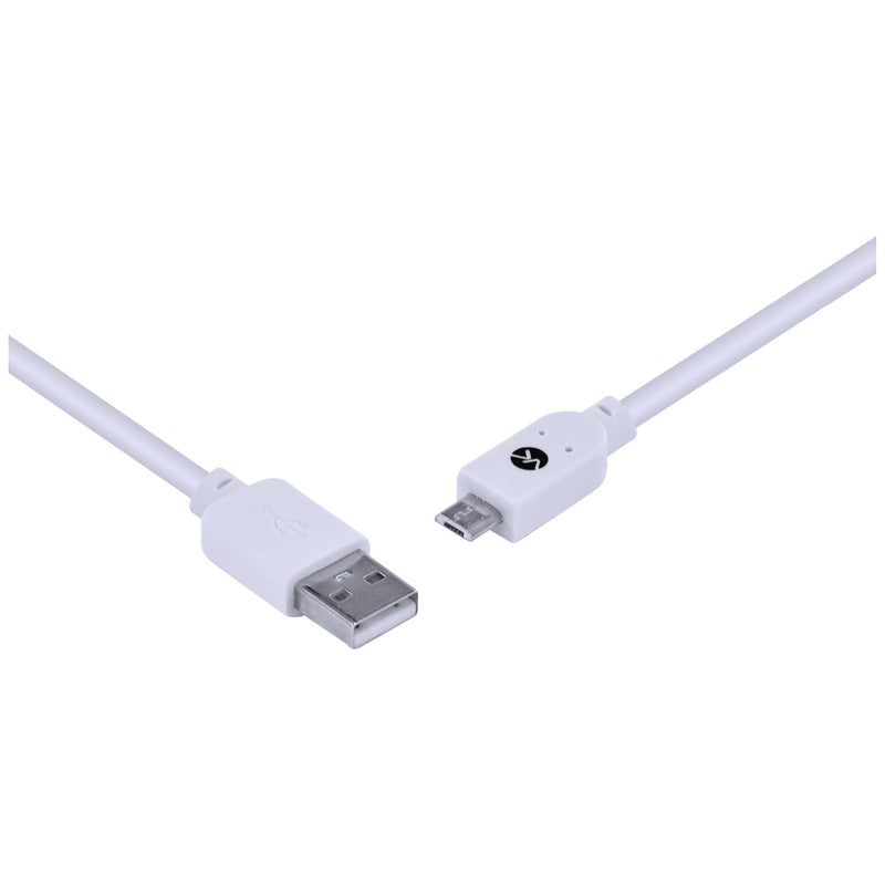 CABO USB X MICRO USB B 2.0 5 PINOS 1 METRO BRANCO - MUSB-1