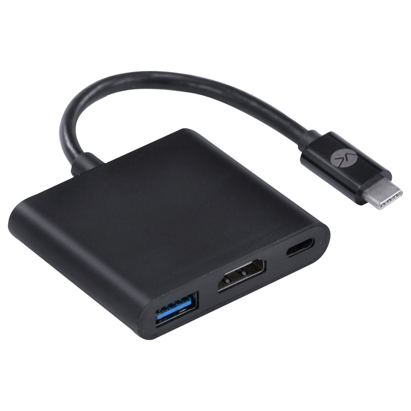 Adaptador Hub Usb Tipo C X Usb Tipo C, Hdmi 4k, Usb 3.0,  5gbps 20cm - Hchuc-20