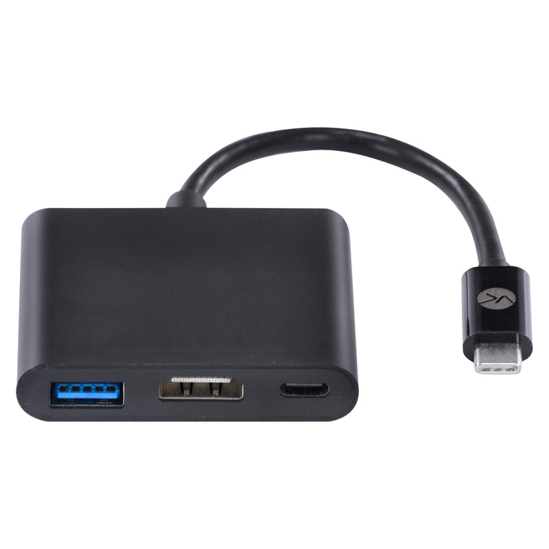 Adaptador Hub Usb Tipo C X Usb Tipo C, Hdmi 4k, Usb 3.0,  5gbps 20cm - Hchuc-20