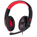 Fone De Ouvido Headset Gamer V Blade Ii Usb Com Microfone Retrátil E Ajuste De Haste Preto Com Vermelho - Gh200