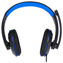 Fone Headset Gamer V Blade Ii Usb Com Microfone Retrátil E Ajuste De Haste Preto Com Azul - Gh202