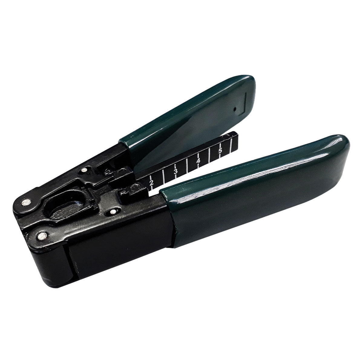 ALICATE DECAPADOR CAPA ISOLAMENTO FIBRA ÓPTICA FLAT DROP VERDE APTC-KBQ-01