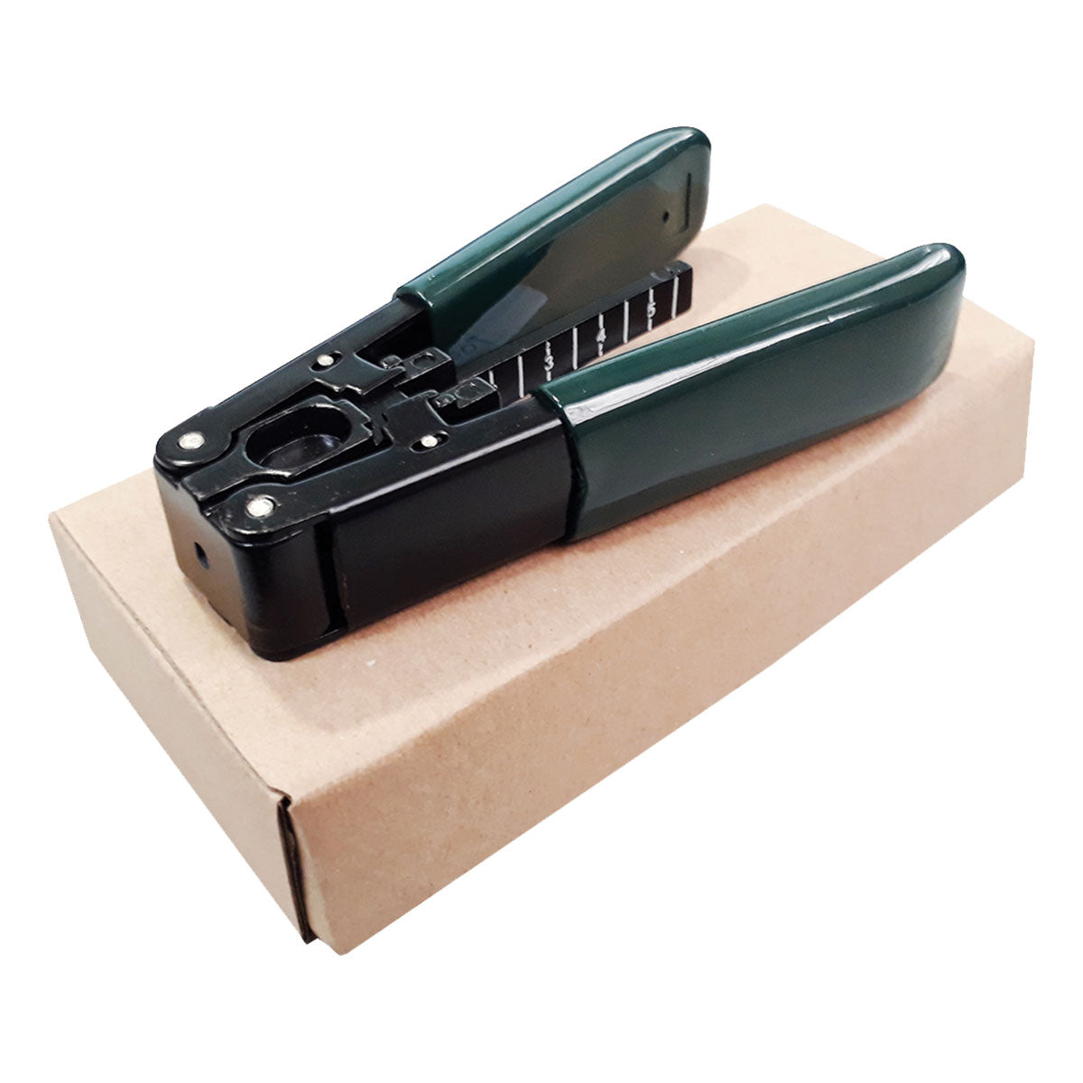 ALICATE DECAPADOR CAPA ISOLAMENTO FIBRA ÓPTICA FLAT DROP VERDE APTC-KBQ-01