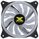 Fan/cooler Gamer Para Gabinete V.ring Anel De Led 120x120mm Branco - Vringw