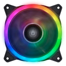 Fan/cooler Gamer Para Gabinete V.ring Anel De Led 120x120mm Fixo Multi Color - Vringrgb