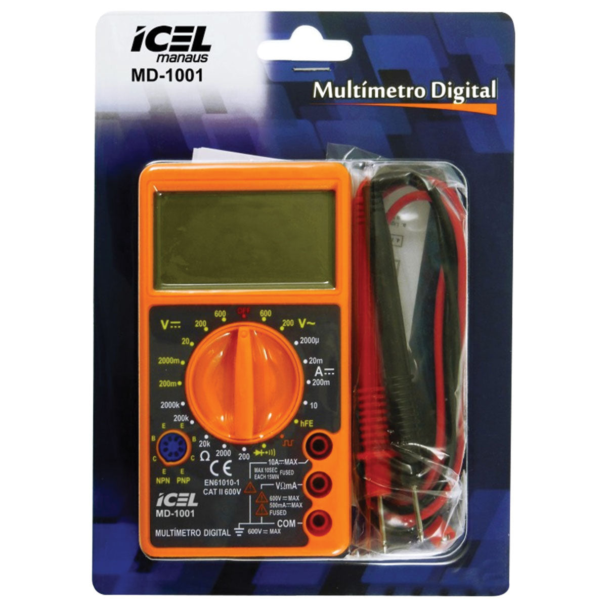 MULTÍMETRO DIGITAL MD-1001
