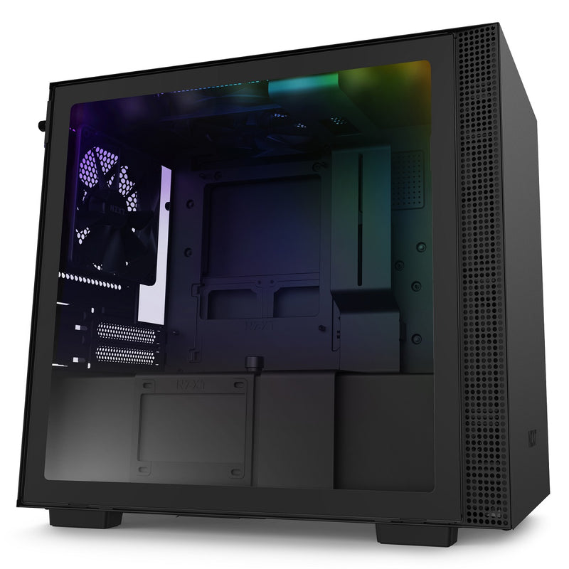 GABINETE MINI-ITX - H210I MATTE BLACK - COM CONTROLADORA DE FANS + FITA DE LED - CA-H210I-B1