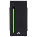 GABINETE GAMER AUSTRALIS PRETO FRONTAL COM FITA LED RGB