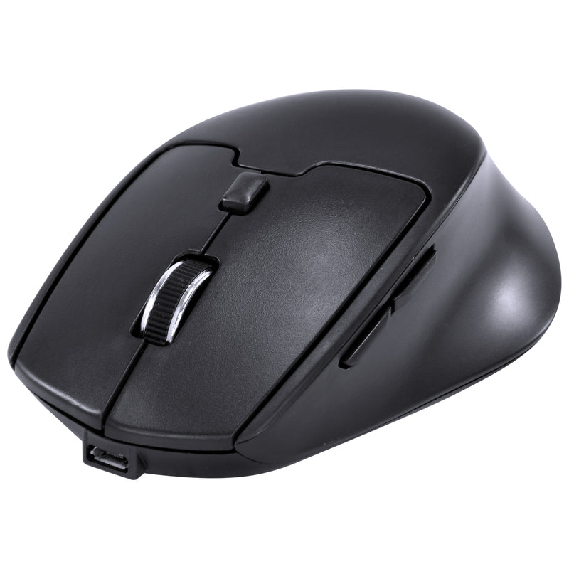 Mouse Sem Fio Wireless 2.4 Ghz Recarregavel Power Up 1600 Dpi Preto Usb - Pm200