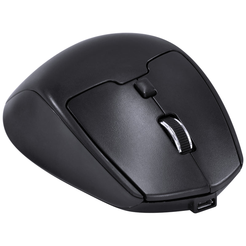 Mouse Sem Fio Wireless 2.4 Ghz Recarregavel Power Up 1600 Dpi Preto Usb - Pm200