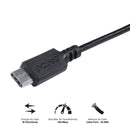Cabo Para Celular Smartphone Usb A 2.0  Para Usb Tipo C 1 Metro Preto - Puacp-01