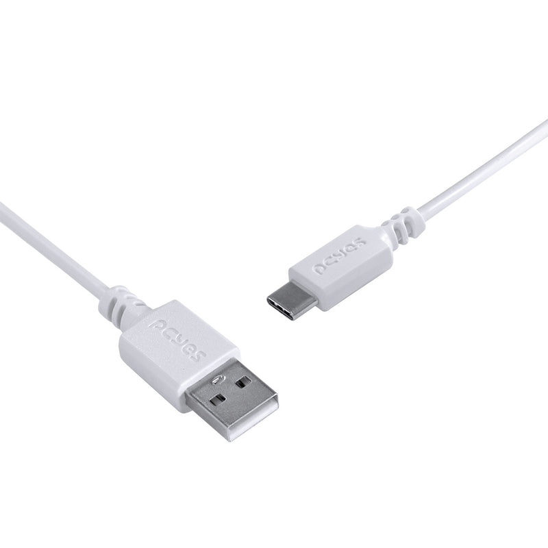 Cabo Para Celular Smartphone Usb A 2.0  Para Usb Tipo C 50 Cm Branco - Puacb-05