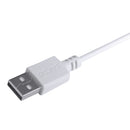 Cabo Para Iphone Original Usb A 2.0 Para Lightning Com Certificado Mfi 50 Cm Branco - Pualb-05