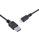 Cabo Para Iphone Original Usb A 2.0 Para Lightning Com Certificado Mfi 1 Metros Preto - Pualp-01