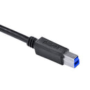 Cabo Para Impressora Usb Tipo C Para Usb B 3.0 1 Metro Preto - P3ucbp-1