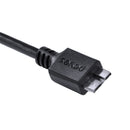 CABO PARA HD EXTERNO USB TIPO C PARA MICRO USB B 3.0 1 METRO PRETO - P3UCMBP-1