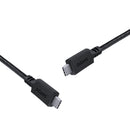 Cabo Usb Tipo C 3.1 Para Usb Tipo C Com Power Delivery (pd) 100w Para Celular Smartphone 1 Metro Preto - P31uccp-1