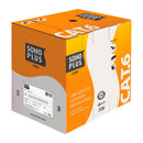 CABO LAN U/UTP 24AWG X 4 PARES CAT.6 CMX 305 METROS PRETO 23400187