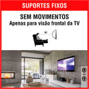 Suporte Fixo Ultra Slim Para Tv Led, Lcd, Plasma, 3d E Smart Tv De 37 A 75 Sbrp604