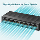 Switch Gigabit De Mesa Com 8 Portas 10/100/1000 Ls1008g Smb
