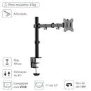 Suporte Para Monitor 17" A 32" Vesa 100x100 - Sm400a