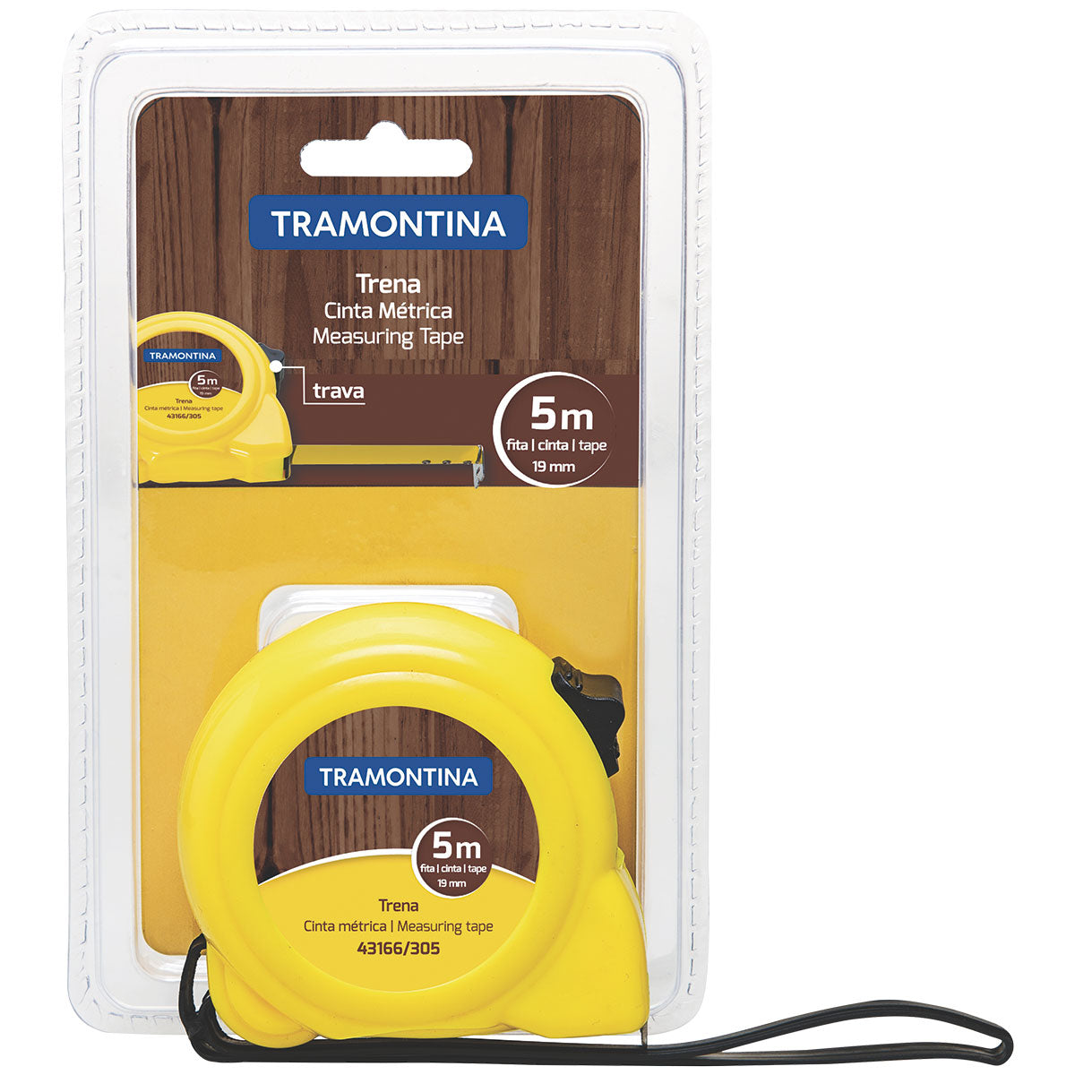 Trena Com Fita De Aço 5 Metros